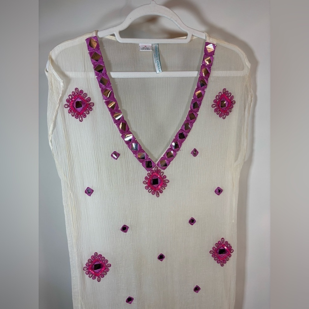 Graham Kandiah Tunic Dress Swim Cover-up   M Used